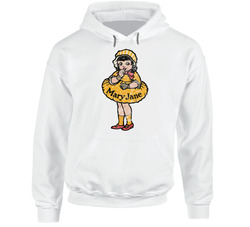 Mary Jane Pure Food Candy Retro Sweets Worn Look Hoodie Mary Jane Pure Food Candy Retro Sweets Worn Look Hoodie