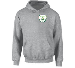Ireland Soccer Football Team Euro Cup Jersey Crest Logo Supporter Fan Hoodie Ireland Soccer Football Team Euro Cup Jersey Crest Logo Supporter Fan Hoodie