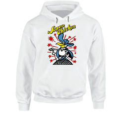 Super Chicken Retro Cartoon Hero Hoodie Super Chicken Retro Cartoon Hero Hoodie