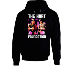 The Hart Foundation Bret Hart Jim The Anvil Hoodie The Hart Foundation Bret Hart Jim The Anvil Hoodie