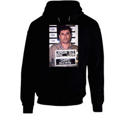 Joaquin El Chapo Guzman Mugshot Cool Cartel Leader Hoodie Joaquin El Chapo Guzman Mugshot Cool Cartel Leader Hoodie