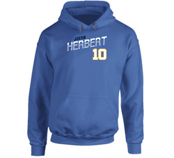 Justin Herbert 10 Favorite Player Fan Hoodie Justin Herbert 10 Favorite Player Fan Hoodie
