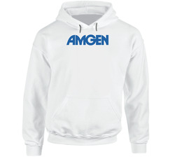 Amgen Inc Nasdaq Company Logo Employee Fan Hoodie Amgen Inc Nasdaq Company Logo Employee Fan Hoodie
