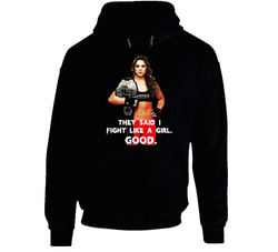 Ronda Rousey Rowdy Fight Like A Girl Quote Fighter Champion Hoodie Ronda Rousey Rowdy Fight Like A Girl Quote Fighter Champion Hoodie