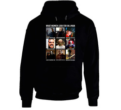 What Women Look For In A Man Horror Villains Halloween Movie Hoodie What Women Look For In A Man Horror Villains Halloween Movie Hoodie