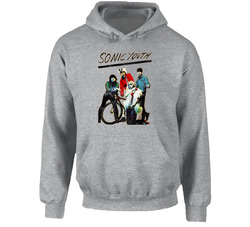 Sonic Youth Music Album Distressed Vintage Hoodie Sonic Youth Music Album Distressed Vintage Hoodie