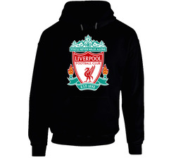 Liverpool Fc Football Soccer Black Hoodie Liverpool Fc Football Soccer Black Hoodie