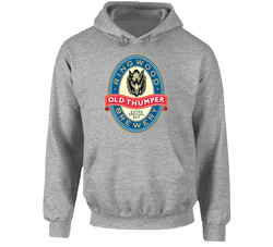 Ringwood Brewery Old Thumper Extra Special Ale Beer Logo Hoodie Ringwood Brewery Old Thumper Extra Special Ale Beer Logo Hoodie