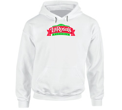 La Rosas Pizzeria Cool Pizza Restaurant Brand Logo Hoodie La Rosas Pizzeria Cool Pizza Restaurant Brand Logo Hoodie