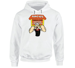 Popeyes Famous Fried Chicken The Sailor Man Mashup Parody Hoodie Popeyes Famous Fried Chicken The Sailor Man Mashup Parody Hoodie