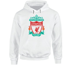 Liverpool Football Club Crest Soccer England Sports Hoodie Liverpool Football Club Crest Soccer England Sports Hoodie