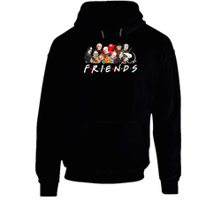 Horror Movie Characters Friends Parody Halloween Hoodie Horror Movie Characters Friends Parody Halloween Hoodie