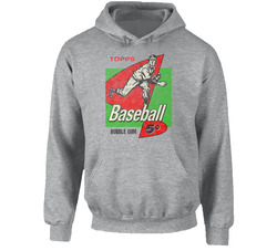 Topps Baseball Bubble Gum Cards Hoodie Topps Baseball Bubble Gum Cards Hoodie