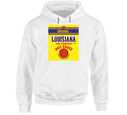 The Original Louisiana Hot Sauce Logo Label Hoodie The Original Louisiana Hot Sauce Logo Label Hoodie