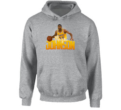 Magic Johnson Los Angeles Basketball Retro Hoodie Magic Johnson Los Angeles Basketball Retro Hoodie