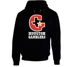 Houston Gamblers Defunct 80s Usfl Football Team Fan Hoodie Houston Gamblers Defunct 80s Usfl Football Team Fan Hoodie