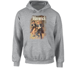 Maverick Retro 50s Tv Show Poster Vintage Unisex Hoodie Maverick Retro 50s Tv Show Poster Vintage Unisex Hoodie