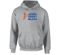 James Coney Island 1923 Original Hot Dog Retro Poster Vintage Unisex Hoodie James Coney Island 1923 Original Hot Dog Retro Poster Vintage Unisex Hoodie