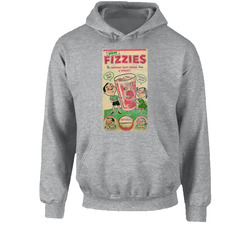 Fizzies The Instant Soft Drink From A Tablet Retro Poster Food Foodie Worn Look Hoodie Fizzies The Instant Soft Drink From A Tablet Retro Poster Food Foodie Worn Look Hoodie