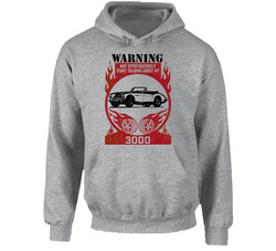 Austin Healey 3000 Warning May Start Talking About My Car Worn Look Hoodie Austin Healey 3000 Warning May Start Talking About My Car Worn Look Hoodie
