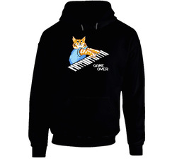 Game Over Keyboard Cat Fun The It Crowd Popular Tv Show Hoodie