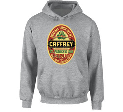 Caffrey Original Irish Stout Beer Label St Patricks Day Last Name Hoodie Caffrey Original Irish Stout Beer Label St Patricks Day Last Name Hoodie