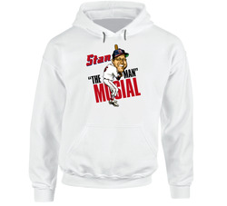 Stan Musial Retro Baseball Caricature Hoodie Stan Musial Retro Baseball Caricature Hoodie