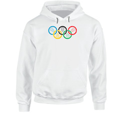 Beer Olympics Funny Can Rings Parody Distressed Hoodie Beer Olympics Funny Can Rings Parody Distressed Hoodie