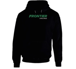 Frontier Airlines Logo Travel Pilot Wanderlust Hoodie Frontier Airlines Logo Travel Pilot Wanderlust Hoodie
