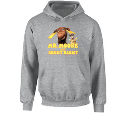Mr Moose And Bunny Rabbit Classic Retro Vintage Hoodie Mr Moose And Bunny Rabbit Classic Retro Vintage Hoodie