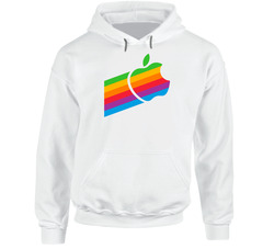 Retro Apple Rainbow Hoodie