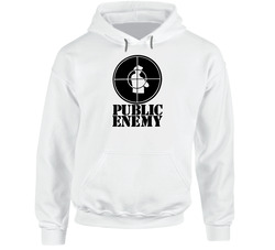 Public Enemy Popular 80s 90s Hip Hop Group Music Lovers Hoodie