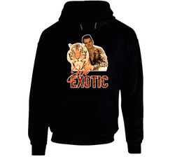 Joe Burrow Joe Exotic Quarterback Cincinnati Football Fan Parody Hoodie