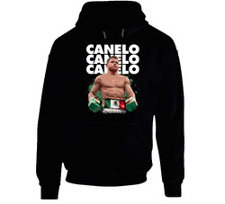 Canelo Alvarez Mexican Boxer Poster Boxing Fan Hoodie