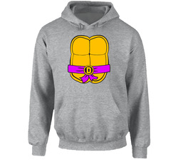 Donatello Ninja Turtles Chest Shell Halloween Costume Hoodie