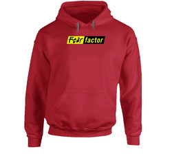 Fear Factor Logo Game Show Scary Distressed Hoodie