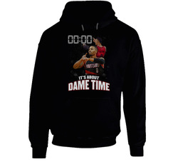 Damian Lillard Its About Dame Time Basketball Hoodie Damian Lillard Its About Dame Time Basketball Hoodie