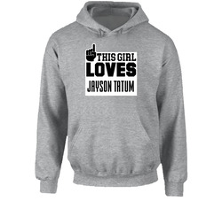Jayson Tatum #0 Boston Basketball This Girl Loves Team Fan Sports Hoodie Jayson Tatum #0 Boston Basketball This Girl Loves Team Fan Sports Hoodie