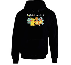 Pokemon Friends Pikachu Charmander Squirtle Bulbasaur Kids Tv Show Cartoon Hoodie Pokemon Friends Pikachu Charmander Squirtle Bulbasaur Kids Tv Show Cartoon Hoodie