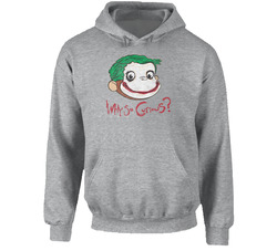 Why So Curious George Funny Joker Parody Hoodie