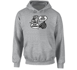 Supercharger Funny Turbo Drag Racing Hoodie