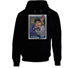 Phill Brickma Vintage Retro Sports Trading Card Distressed Look Hoodie