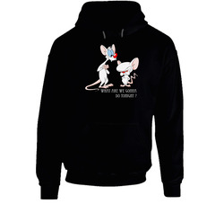Pinky And The Brain Tv Show Cartoon Hoodie Pinky And The Brain Tv Show Cartoon Hoodie
