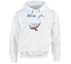 Aflac White Duck Mascot Hoodie Aflac White Duck Mascot Hoodie