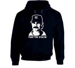 Don Mattingly Fear The Stache Baseball Hoodie