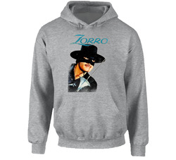 Zorro Retro 50s Tv Show Poster Vintage Unisex Hoodie Zorro Retro 50s Tv Show Poster Vintage Unisex Hoodie
