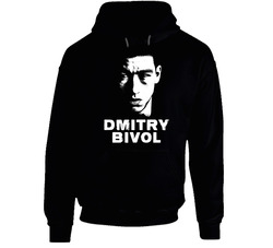 Dmitry Bivol Big Face Silhouette Boxing Fight Fan Hoodie