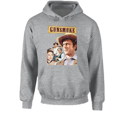 Gunsmoke Retro 50s Tv Show Poster Vintage Unisex Hoodie Gunsmoke Retro 50s Tv Show Poster Vintage Unisex Hoodie