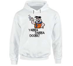 Yabba Dabba Dobie Fred Flintstone Smoking Weed Funny Stoner Parody Hoodie Yabba Dabba Dobie Fred Flintstone Smoking Weed Funny Stoner Parody Hoodie