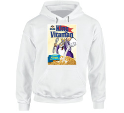 King Vitamin Retro 80s Cereal Hoodie King Vitamin Retro 80s Cereal Hoodie